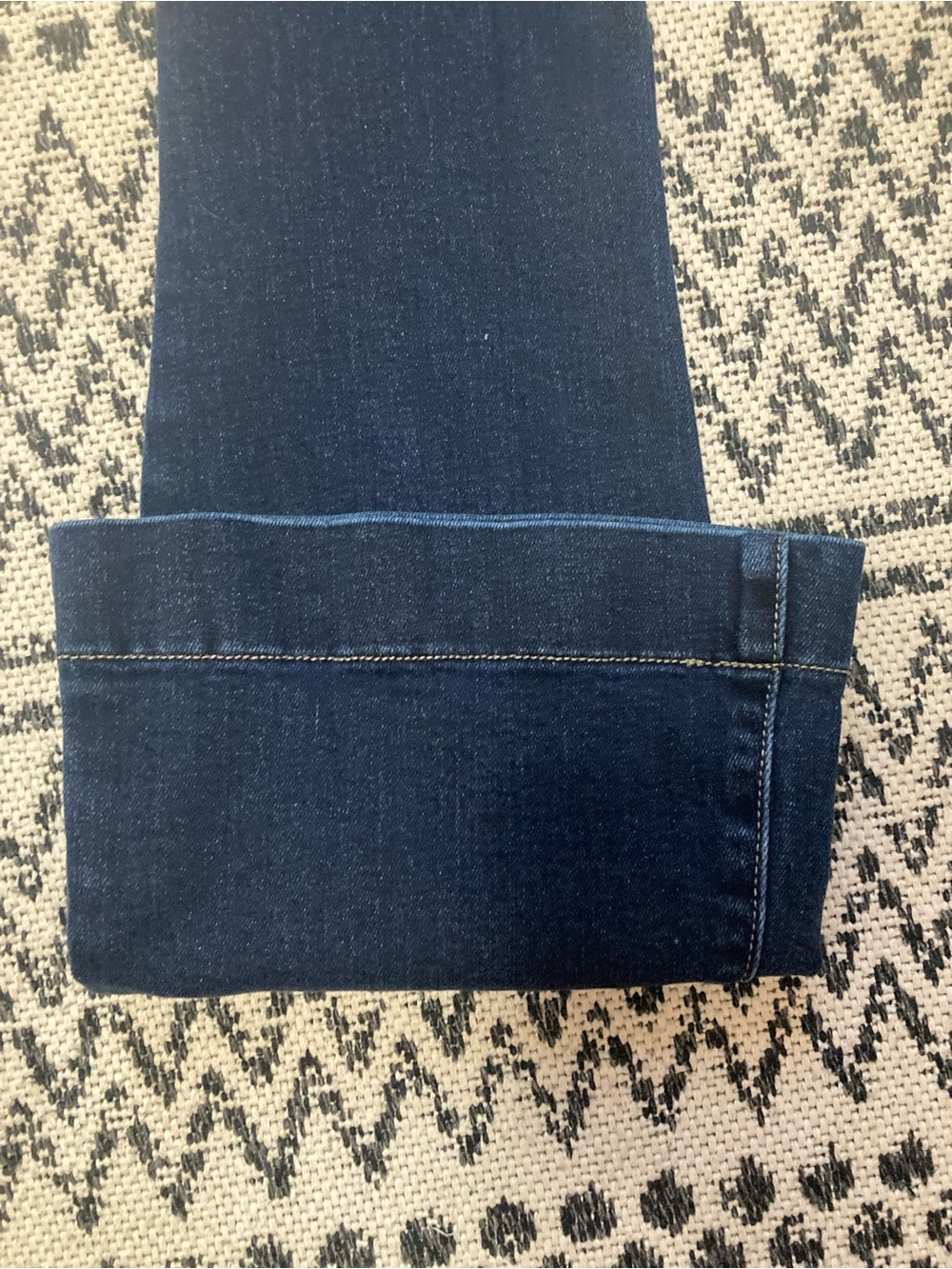 Women’s Dark Blue Flared Jeans - Picture 6 of 11